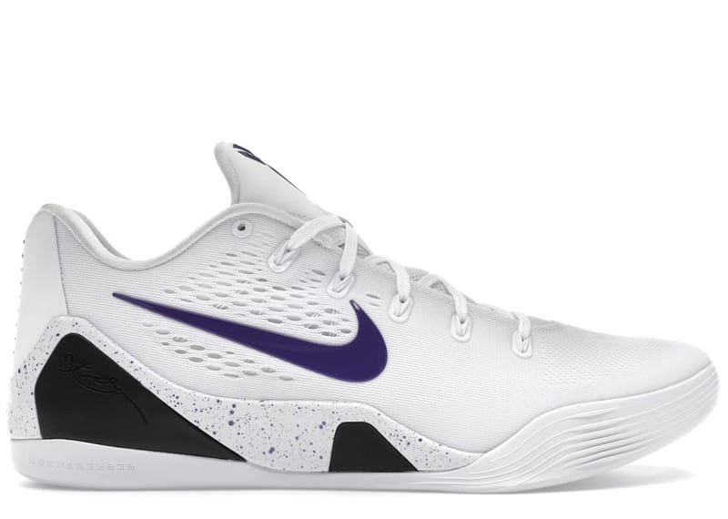 Nike Kobe 9 Elite Low EM Protro White Court Purple