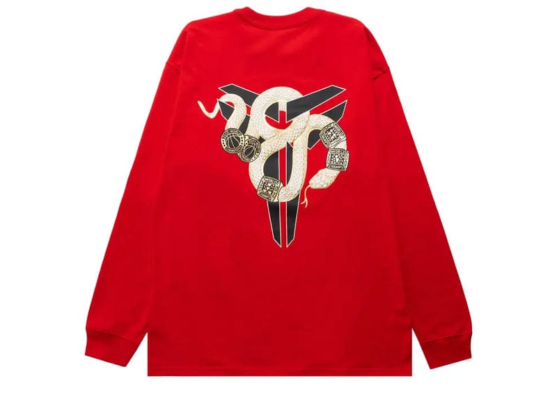 Nike Kobe Bryant Year of Mamba Max90 Long-Sleeve T-shirt Red