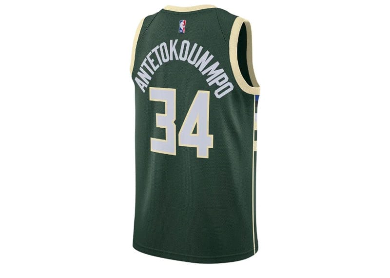 Nike NBA Antetokounmpo Milwaukee Bucks Dri-FIT Icon Edition 22/23 Jersey Fir