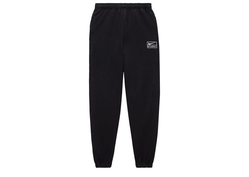 Nike x Stussy Stone Washed Fleece Sweatpants (FW23) Black