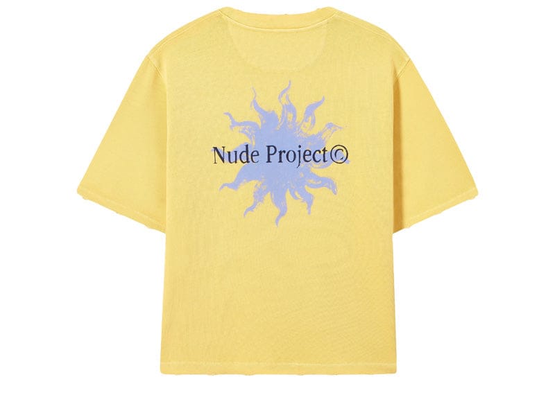 Nude Project Solet Cropped Tee Yellow
