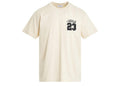 Off-White c/o Virgil Abloh 23 Logo Slim S/S T-Shirt Beige
