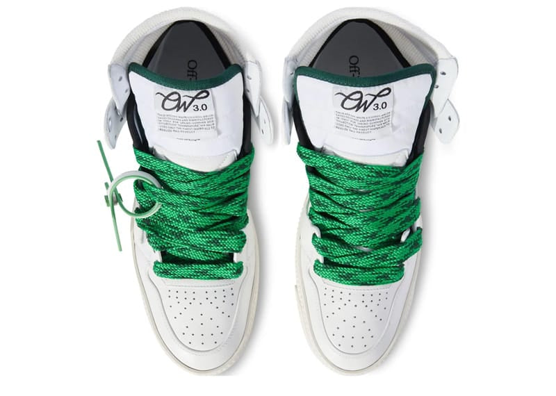 Off-White 3.0 Off Court Calf Big Lace White Green