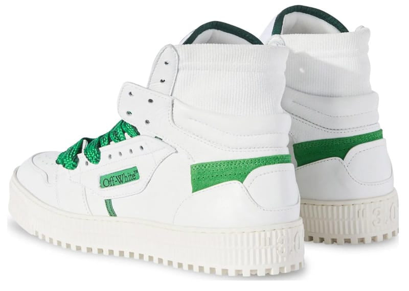 Off-White 3.0 Off Court Calf Big Lace White Green