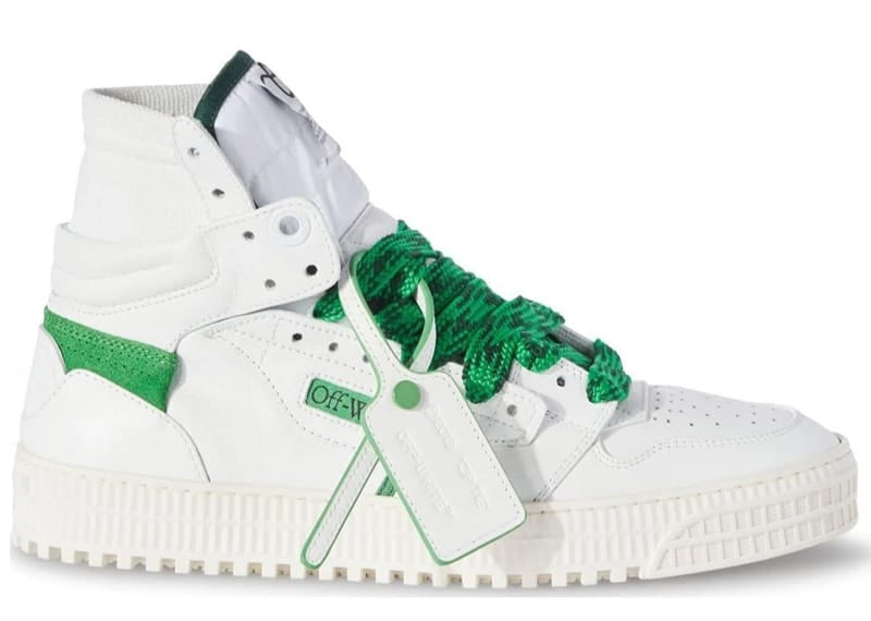 Off-White 3.0 Off Court Calf Big Lace White Green