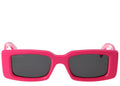 OFF-WHITE Arthur Square Frame Sunglasses Fluo Pink/White (OWRI023R21PLA0013001)