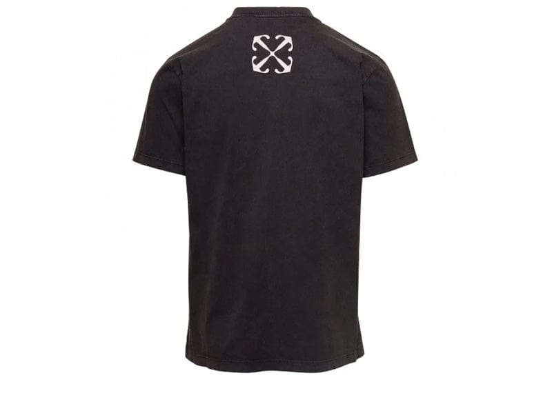 OFF-WHITE Bacchus-Print Cotton T-shirt Black