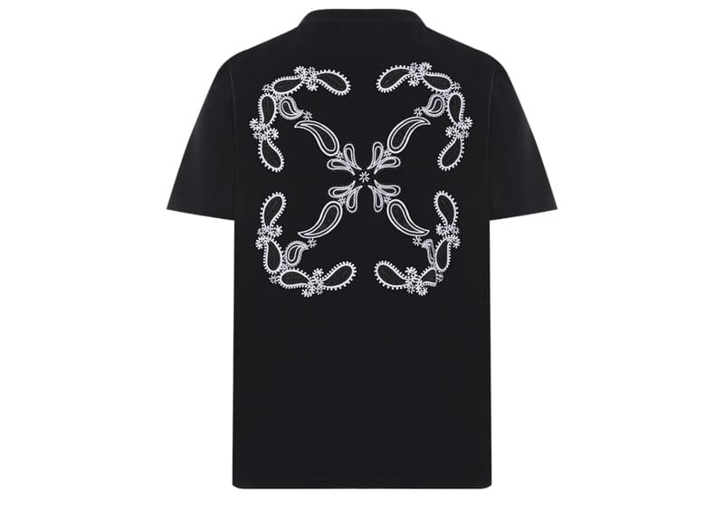 Off-White c/o Virgil Abloh Bandana Arrow Embroidery Tee Black