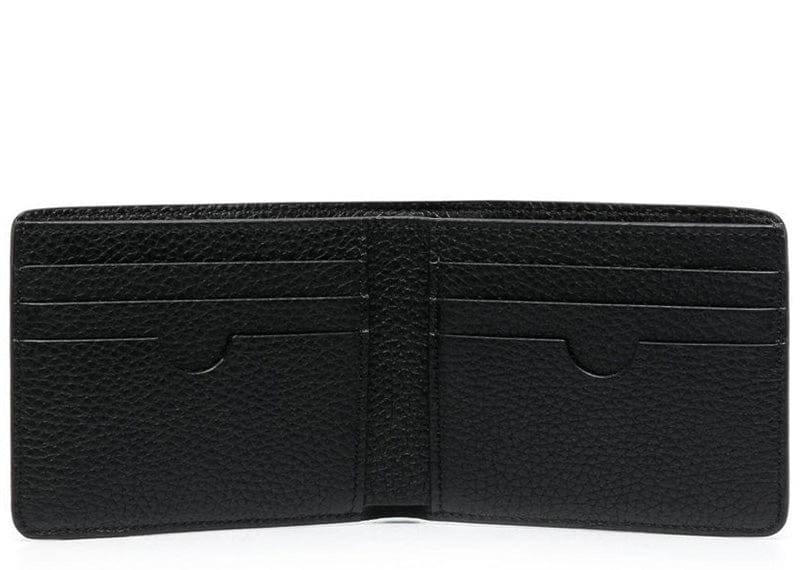 Off-White Binder Bi-Fold Diagonal Stripes Wallet Black
