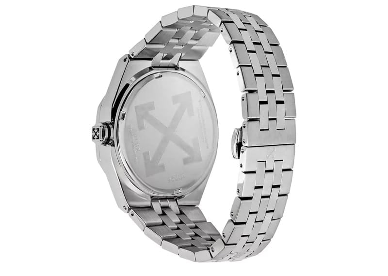 Off-White™ Black Arrow Face Watch Silver