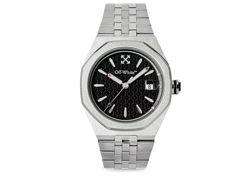 Off-White™ Black Arrow Face Watch Silver