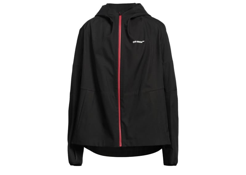 OFF-WHITE Black Ski Tech Jacket Black/White