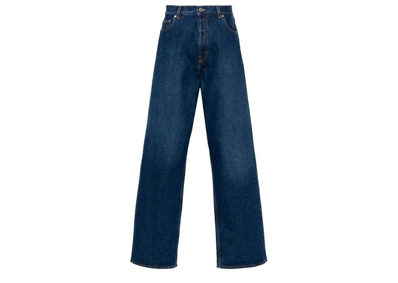 Off-White Blue Denim Logo Jeans