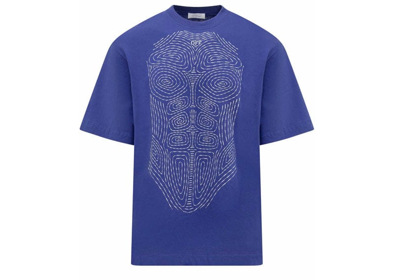 Off-White Body Stitch Skate Short Sleeve Tee Blue