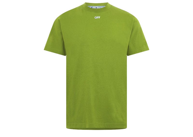 OFF-WHITE Brick Arrow Crew Neck Short Sleeve Tee Green