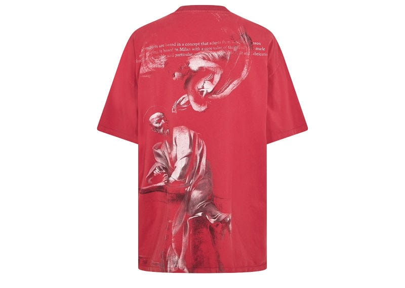 OFF-WHITE Bw S.Matthew Over S/S T-shirt Rio Red