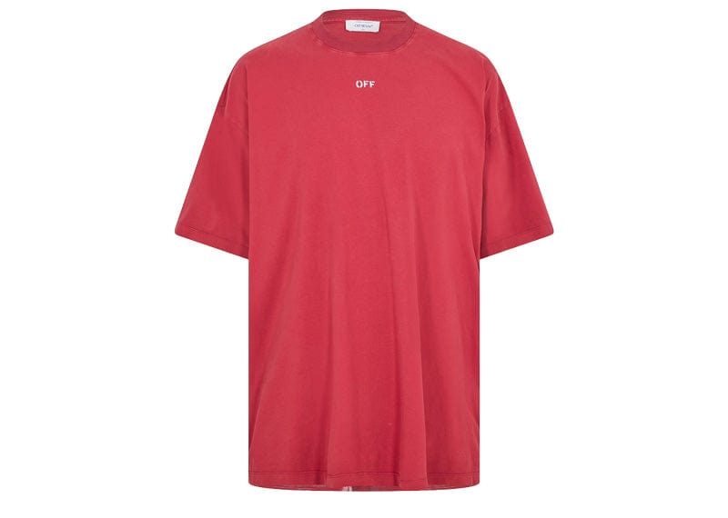 OFF-WHITE Bw S.Matthew Over S/S T-shirt Rio Red