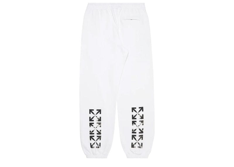 Off-White Caravaggio Arrow Slim Sweatpants White Black