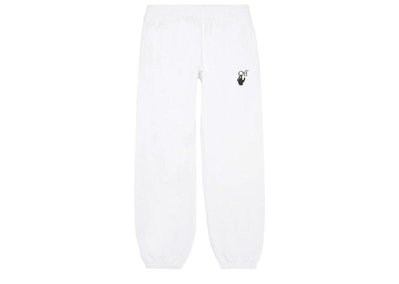 Off-White Caravaggio Arrow Slim Sweatpants White Black