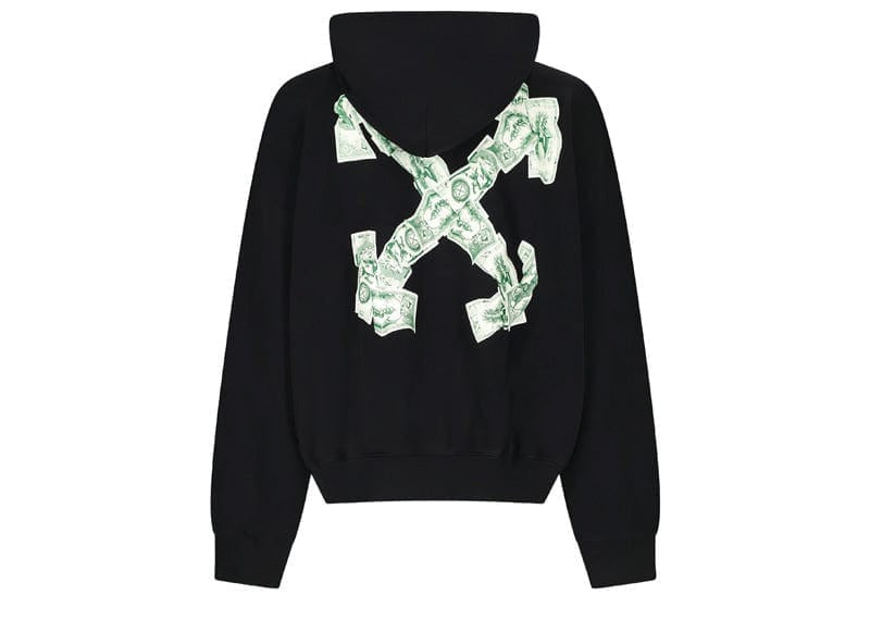 OFF-WHITE Cash Arrow Hoodie Black