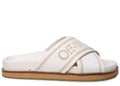 Off-White Cloud Criss Cross Slide Beige