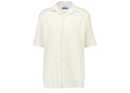 Off-White Cream Terry Cotton Bowling Shirt