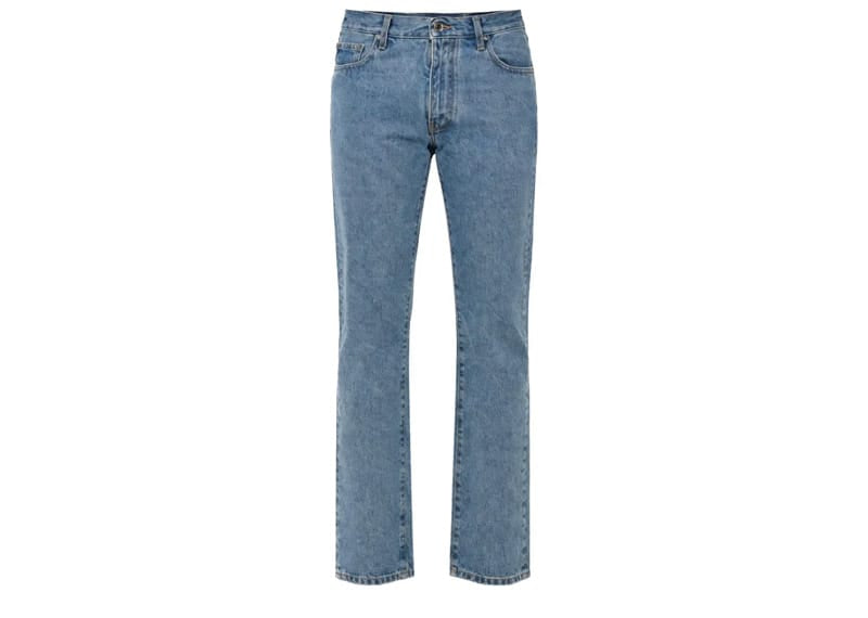 Off-White Diag PKT Slim Jeans Medium Blue