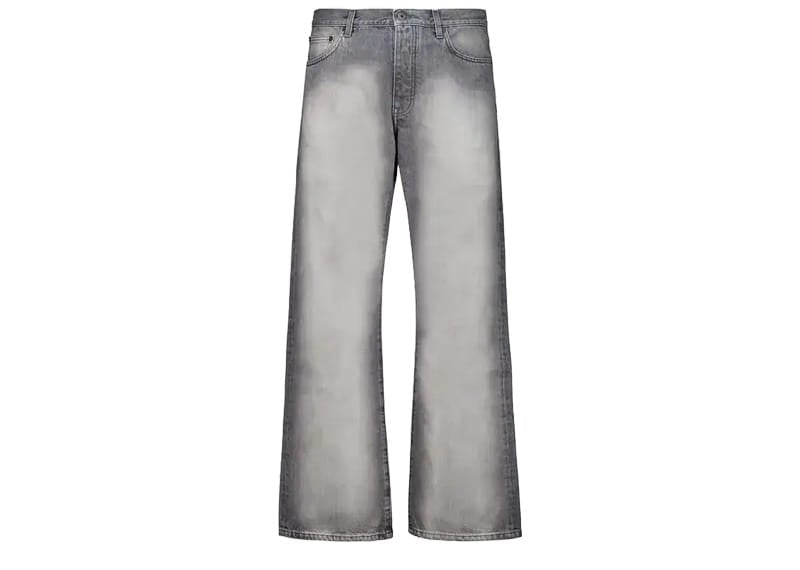 Off-White Diag Slim Relaxed Jeans Sun-Faded Grey