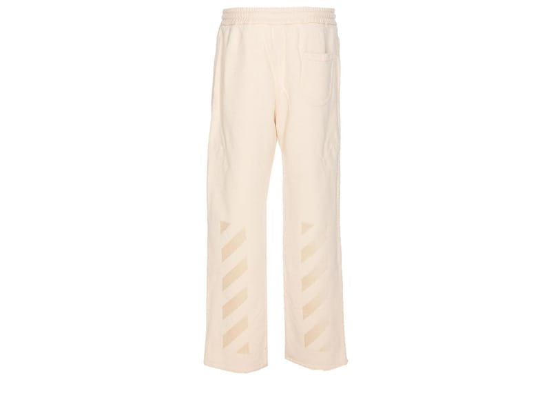 Off-White Diag Sweatpants Cream