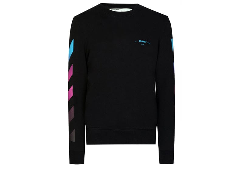 OFF-WHITE Diagonal Gradient L/S Tee Black