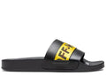 Off-White Industrial Belt Slides Black Yellow