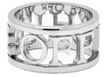 Off-White Logo-Lettering Ring
