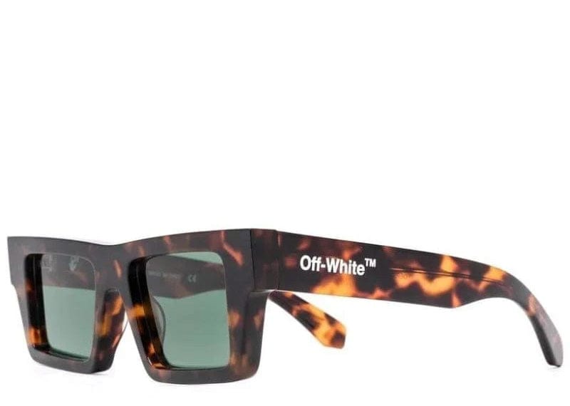 Off-White Nassau Sunglasses Havana/Dark Green