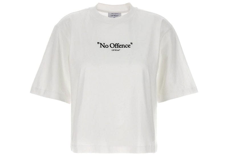 OFF-WHITE No Offence Over S/S Tee White (Women's)