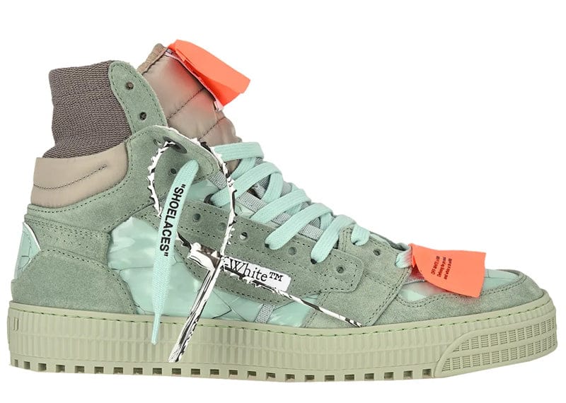 Off-White Off-Court 3.0 Glitter High Top Sneaker Mint Green