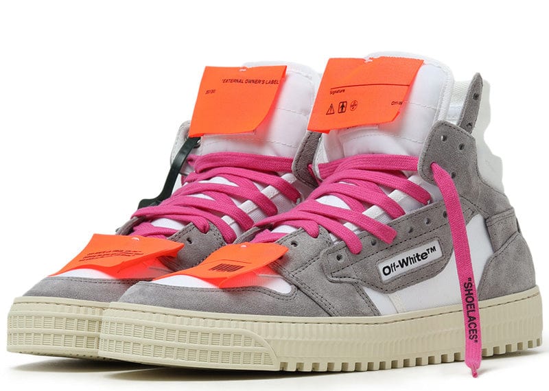 Off White Off Court 3.0 High 'White, Grey Pink'