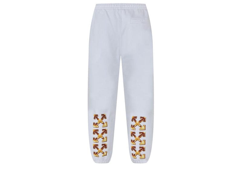 Off-White Orange Metal Arrows Sweatpants White
