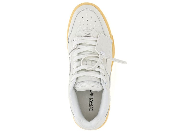 Off White Out Of Office Calf Leather Sneaker White/Gold