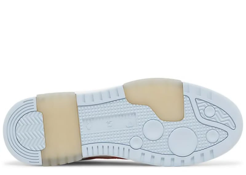 OFF-WHITE Out Of Office Low Tops Outlined Light Blue Red