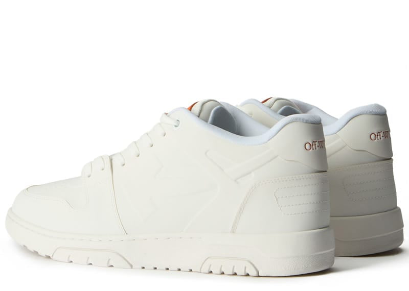 Off-White Out Of Office Molded Low Tops White Orange