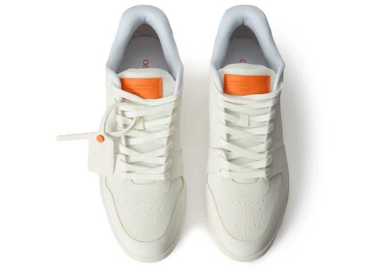 Off-White Out Of Office Molded Low Tops White Orange