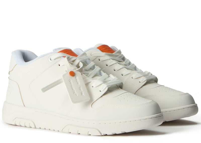 Off-White Out Of Office Molded Low Tops White Orange