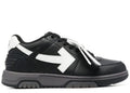Off-White Out Of Office OOO Calf Leather Low Tops Black White Grey