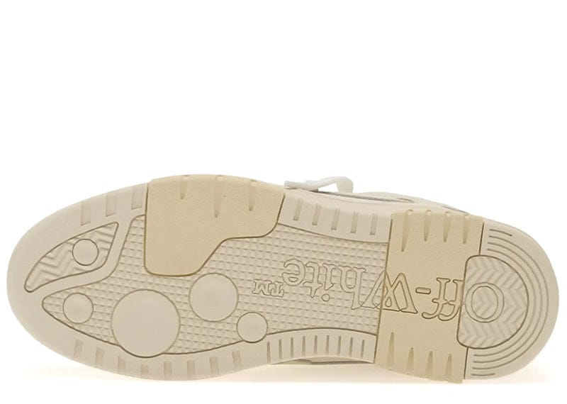 Off-White Out Of Office OOO Low Tops Calf Beige