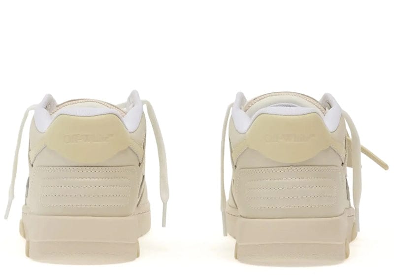 Off-White Out Of Office OOO Low Tops Calf Beige