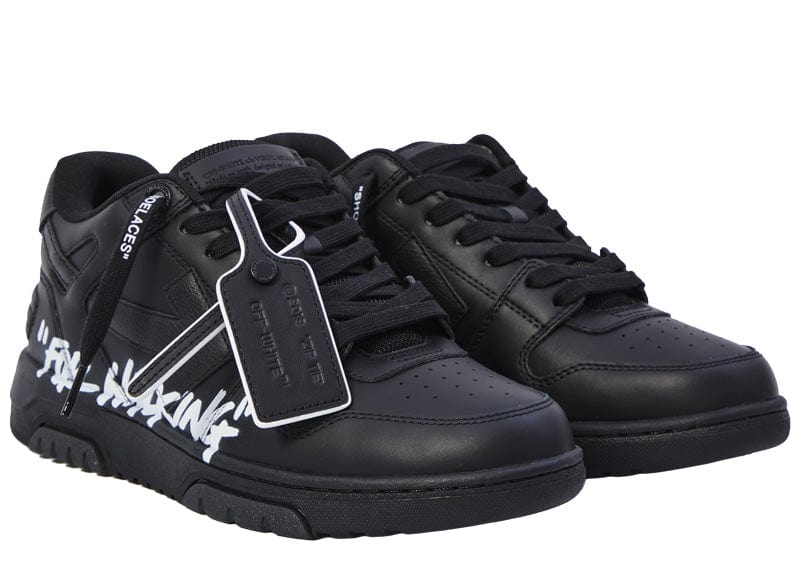 Off-White Out Of Office OOO Low Tops For Walking Black