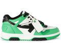 OFF-WHITE Out Of Office "OOO" Low Tops Green Black