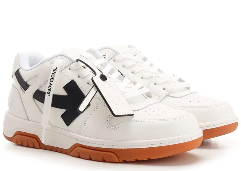 Off-White Out Of Office OOO Low Tops White Black Gum