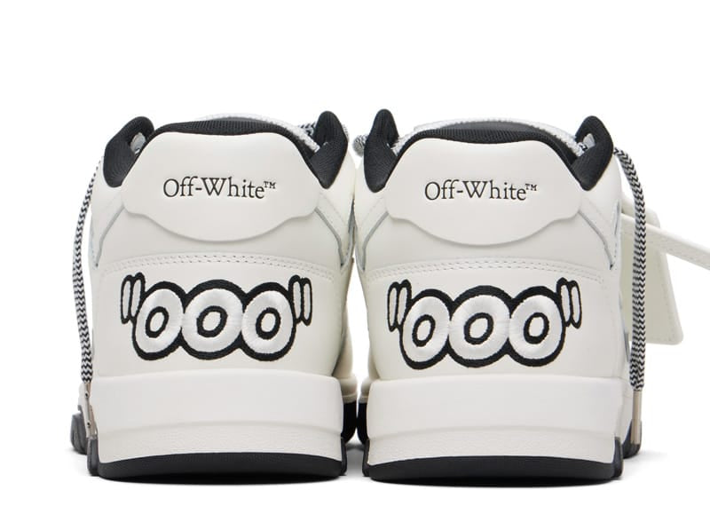 OFF-WHITE Out Of Office "OOO" Low Tops White/Black