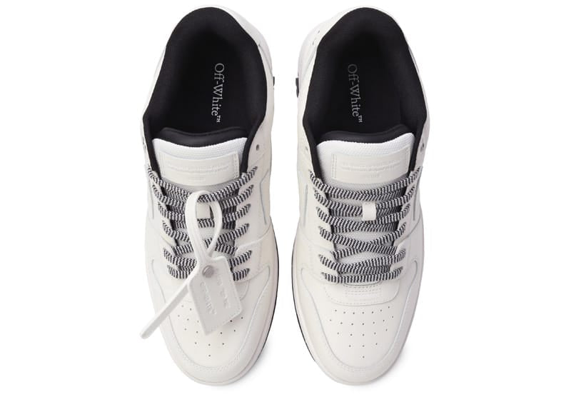 OFF-WHITE Out Of Office "OOO" Low Tops White/Black